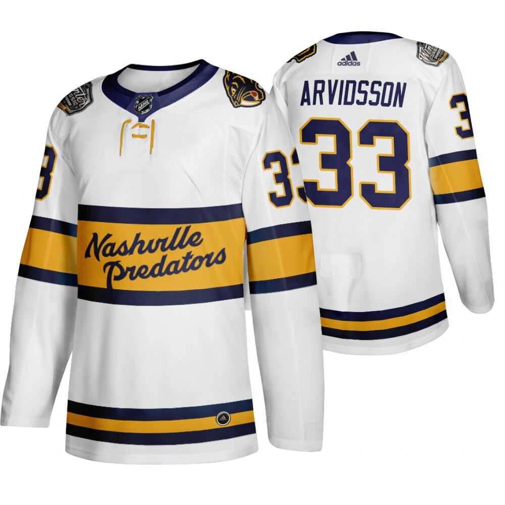 Predators 33 Viktor Arvidsson White 2020 Winter Classic Adidas Jersey,We sell and wholesale Predators 33 Viktor Arvidsson White 2020 Winter Classic Adidas Jersey on line form chian!